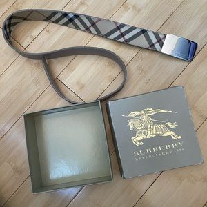 Authentic Burberry belt